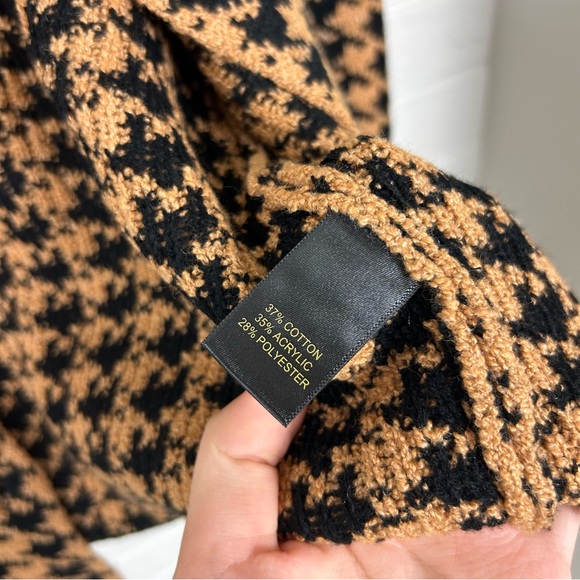House Of Harlow Houndstooth Knit Cropped Jacket Size S - Picture 6 of 8